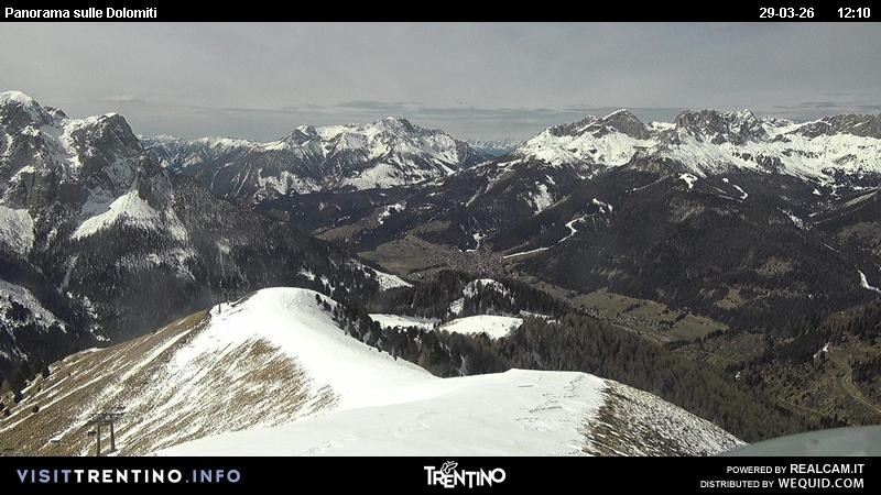 Archiv Foto Webcam Fassatal Buffaure - Vigo di Fassa