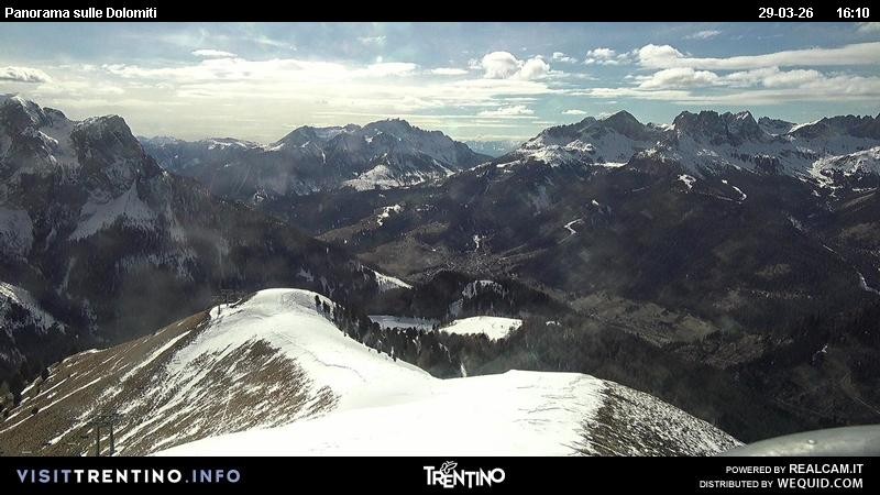 Archiv Foto Webcam Fassatal Buffaure - Vigo di Fassa