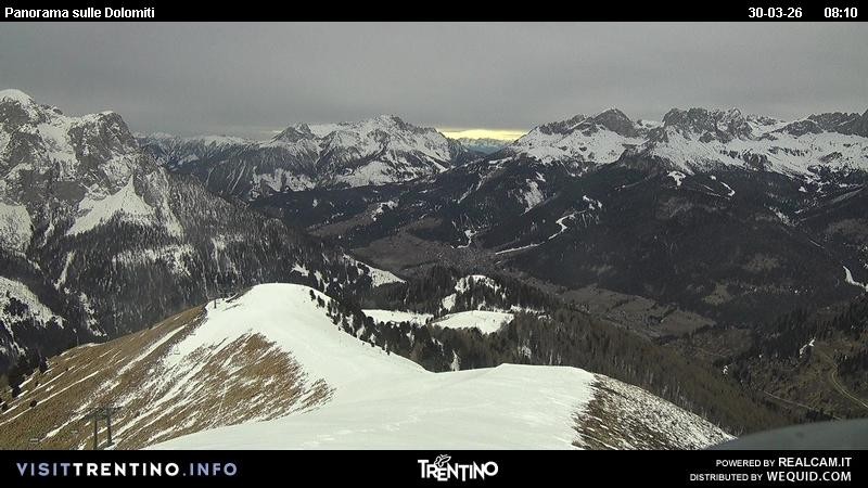 Archiv Foto Webcam Fassatal Buffaure - Vigo di Fassa