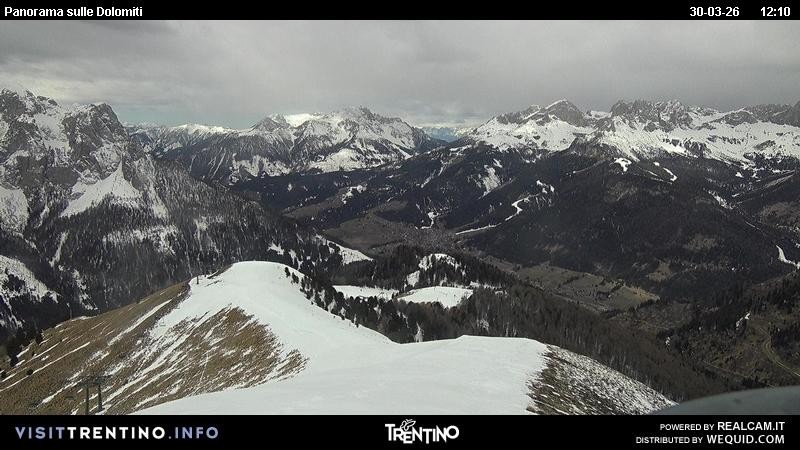 Archiv Foto Webcam Fassatal Buffaure - Vigo di Fassa