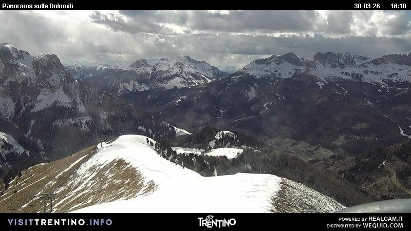 Archiv Foto Webcam Fassatal Buffaure - Vigo di Fassa