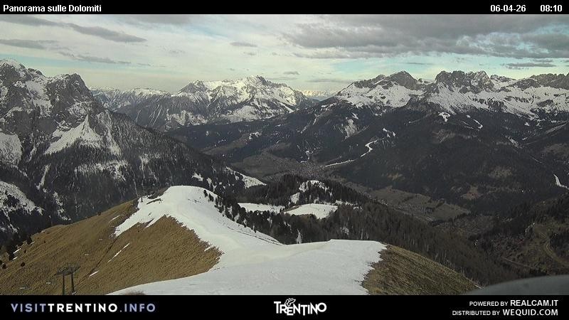 Archiv Foto Webcam Fassatal Buffaure - Vigo di Fassa