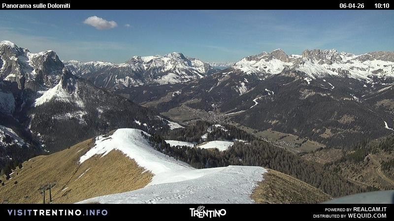 Archiv Foto Webcam Fassatal Buffaure - Vigo di Fassa