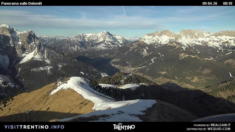Archiv Foto Webcam Fassatal Buffaure - Vigo di Fassa