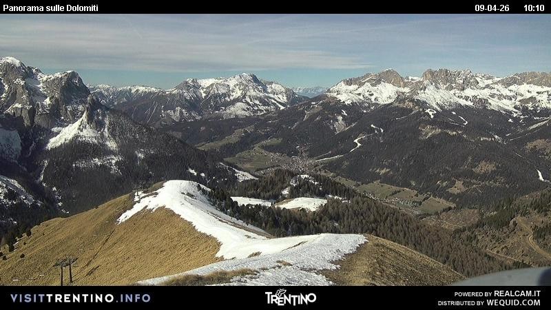 Archiv Foto Webcam Fassatal Buffaure - Vigo di Fassa