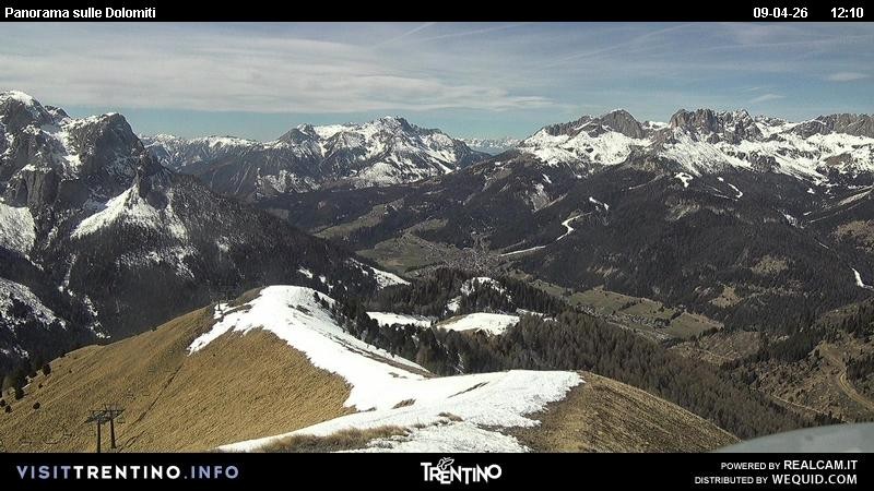 Archiv Foto Webcam Fassatal Buffaure - Vigo di Fassa
