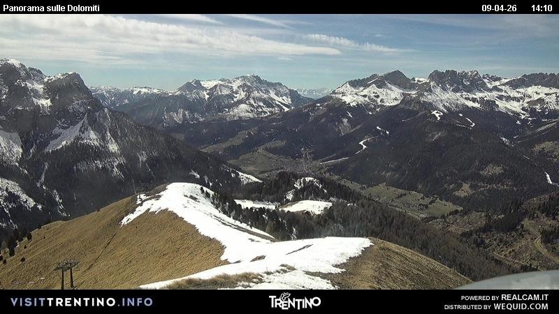 Archiv Foto Webcam Fassatal Buffaure - Vigo di Fassa