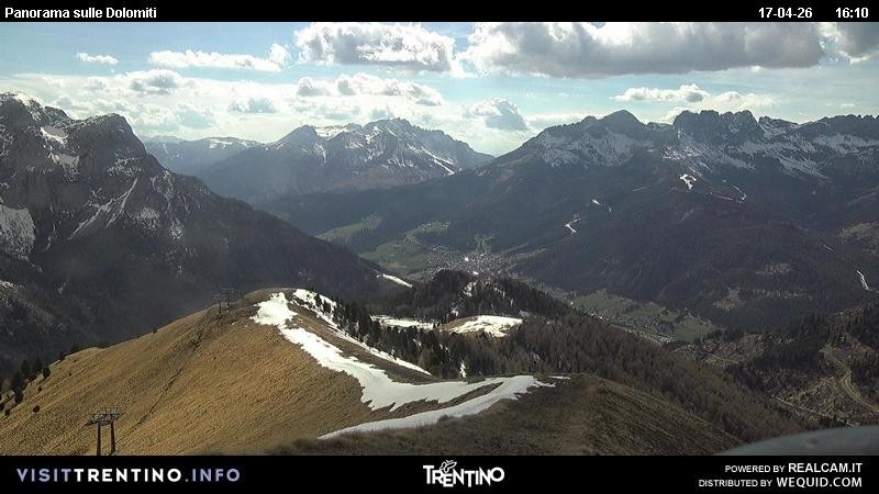 Archiv Foto Webcam Fassatal Buffaure - Vigo di Fassa