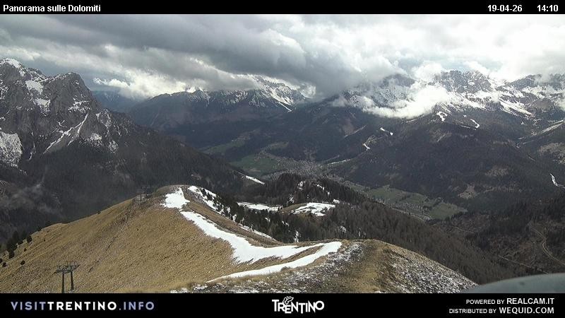 Archived image Webcam Fassatal Buffaure towards Vigo di Fassa