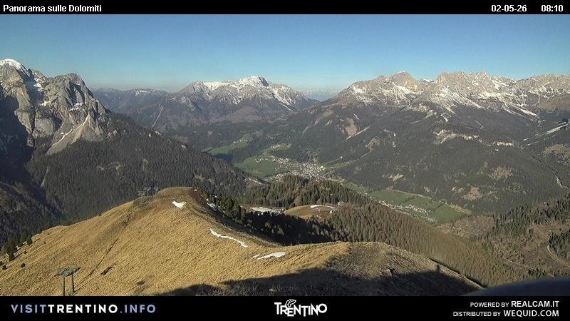 Archiv Foto Webcam Fassatal Buffaure - Vigo di Fassa