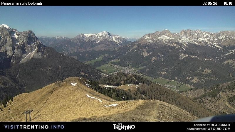 Archiv Foto Webcam Fassatal Buffaure - Vigo di Fassa