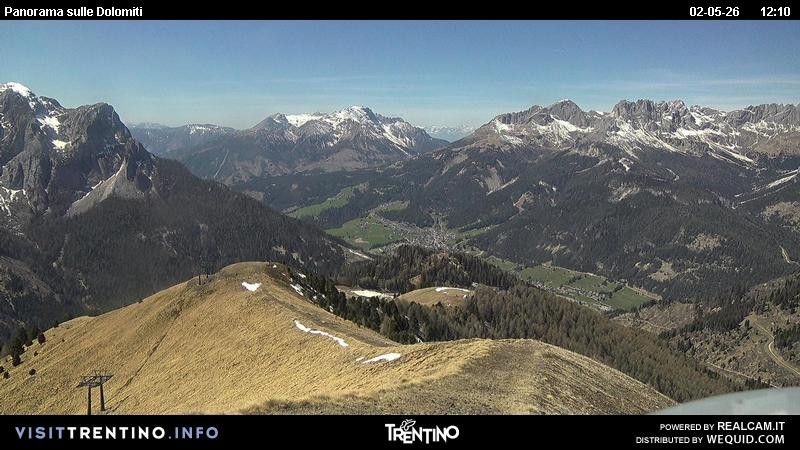 Archiv Foto Webcam Fassatal Buffaure - Vigo di Fassa