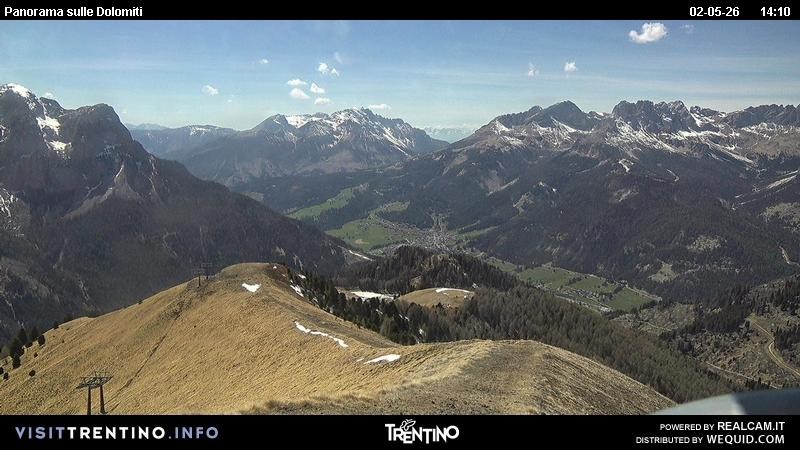 Archiv Foto Webcam Fassatal Buffaure - Vigo di Fassa