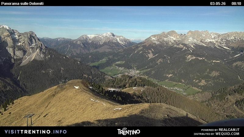 Archiv Foto Webcam Fassatal Buffaure - Vigo di Fassa