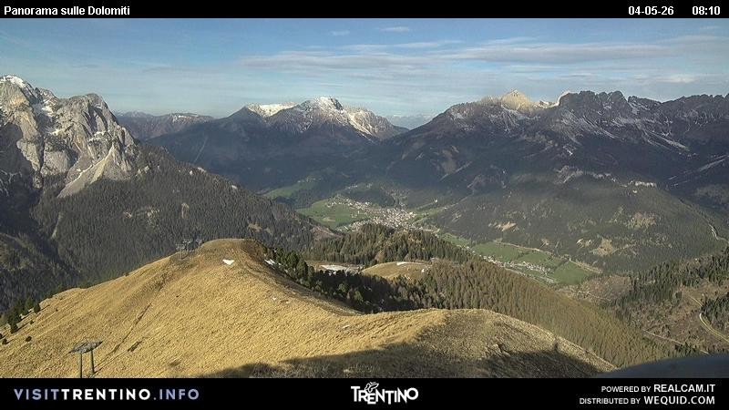 Archiv Foto Webcam Fassatal Buffaure - Vigo di Fassa