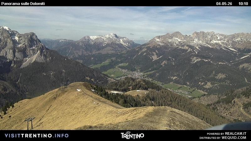 Archiv Foto Webcam Fassatal Buffaure - Vigo di Fassa