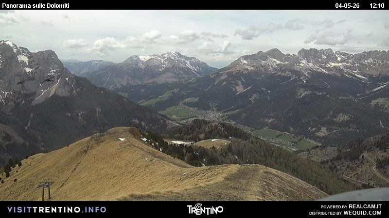Archiv Foto Webcam Fassatal Buffaure - Vigo di Fassa