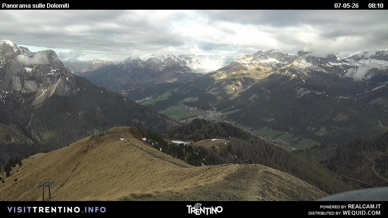 Archiv Foto Webcam Fassatal Buffaure - Vigo di Fassa