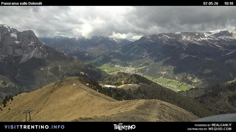 Archiv Foto Webcam Fassatal Buffaure - Vigo di Fassa