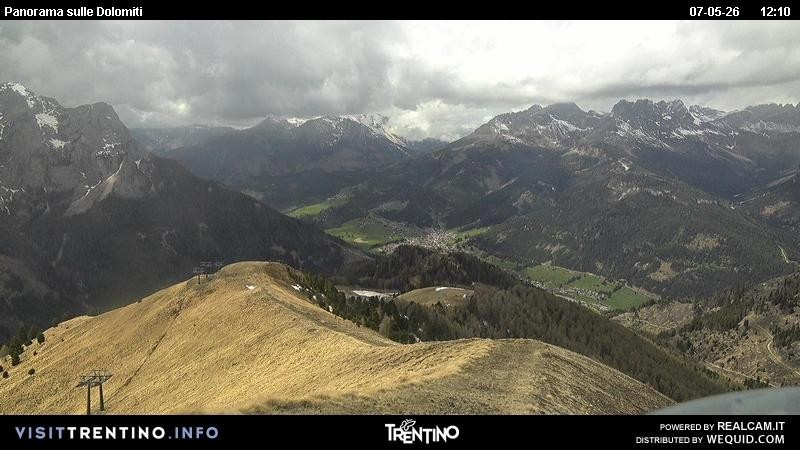 Archiv Foto Webcam Fassatal Buffaure - Vigo di Fassa