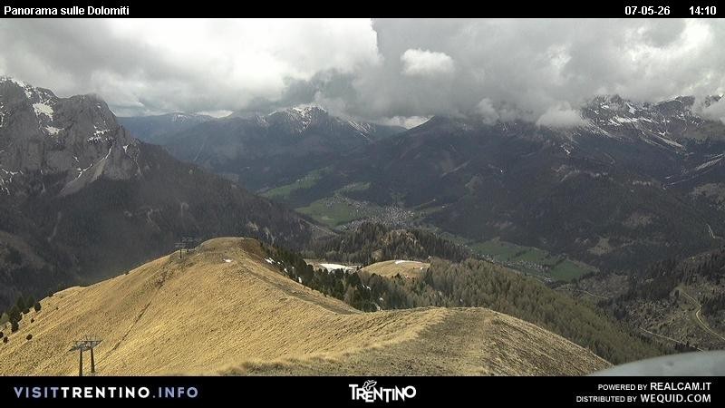 Archiv Foto Webcam Fassatal Buffaure - Vigo di Fassa