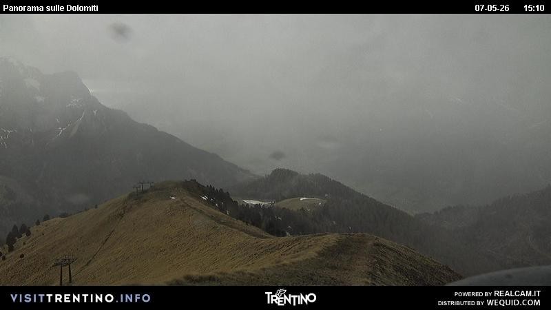 Archiv Foto Webcam Fassatal Buffaure - Vigo di Fassa