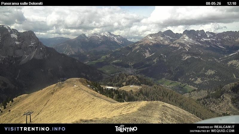 Archived image Webcam Fassatal Buffaure towards Vigo di Fassa