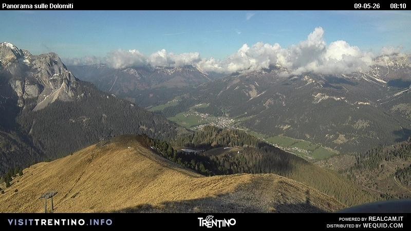 Archiv Foto Webcam Fassatal Buffaure - Vigo di Fassa