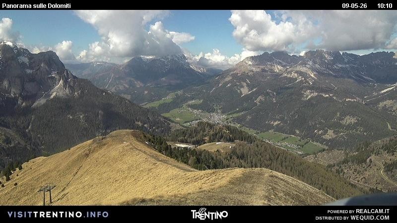 Archiv Foto Webcam Fassatal Buffaure - Vigo di Fassa