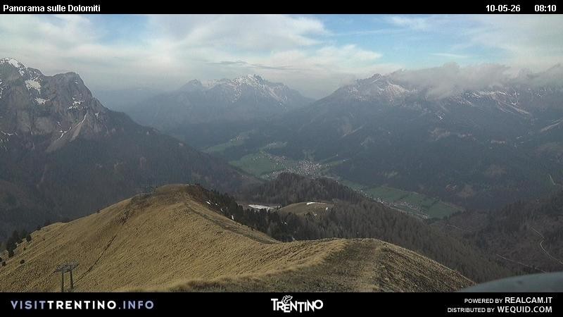 Archived image Webcam Fassatal Buffaure towards Vigo di Fassa