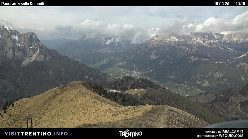 Archived image Webcam Fassatal Buffaure towards Vigo di Fassa