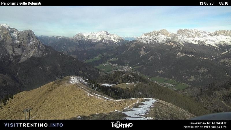 Archiv Foto Webcam Fassatal Buffaure - Vigo di Fassa