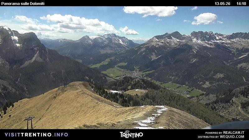 Archiv Foto Webcam Fassatal Buffaure - Vigo di Fassa