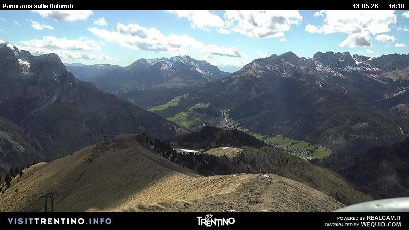 Archiv Foto Webcam Fassatal Buffaure - Vigo di Fassa