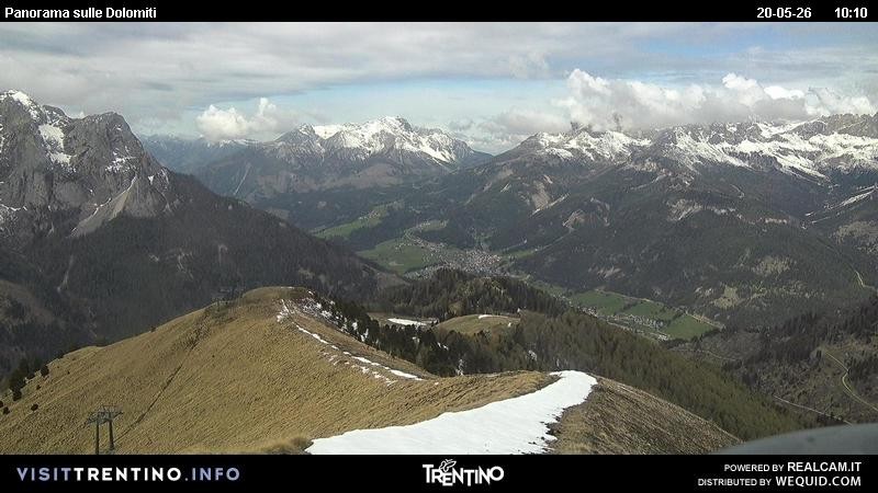 Archiv Foto Webcam Fassatal Buffaure - Vigo di Fassa