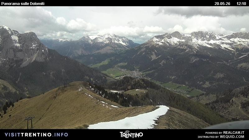 Archiv Foto Webcam Fassatal Buffaure - Vigo di Fassa