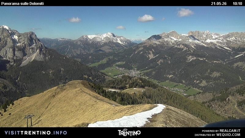 Archiv Foto Webcam Fassatal Buffaure - Vigo di Fassa
