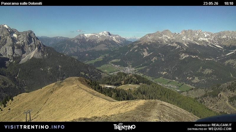 Archiv Foto Webcam Fassatal Buffaure - Vigo di Fassa
