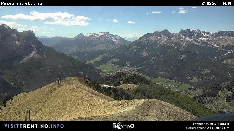 Archived image Webcam Fassatal Buffaure towards Vigo di Fassa