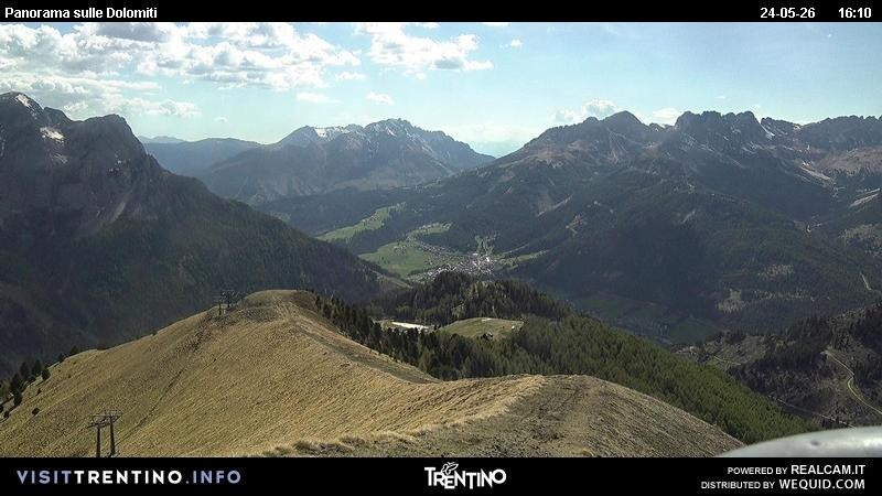 Archived image Webcam Fassatal Buffaure towards Vigo di Fassa