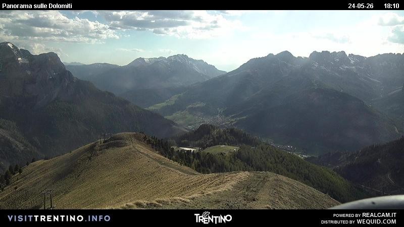 Archived image Webcam Fassatal Buffaure towards Vigo di Fassa