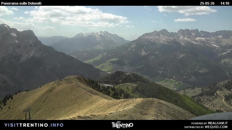 Archived image Webcam Fassatal Buffaure towards Vigo di Fassa