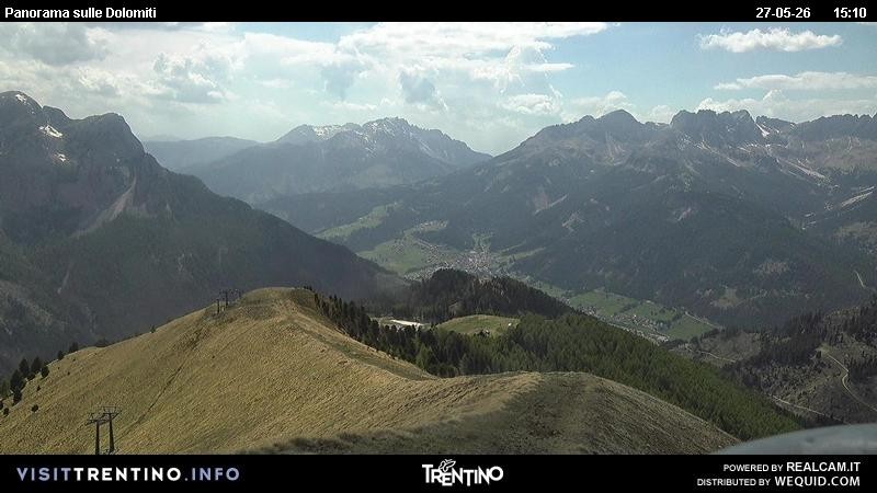 Archiv Foto Webcam Fassatal Buffaure - Vigo di Fassa