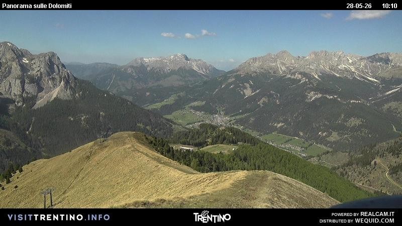 Archived image Webcam Fassatal Buffaure towards Vigo di Fassa
