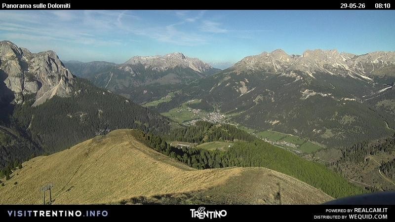 Archiv Foto Webcam Fassatal Buffaure - Vigo di Fassa