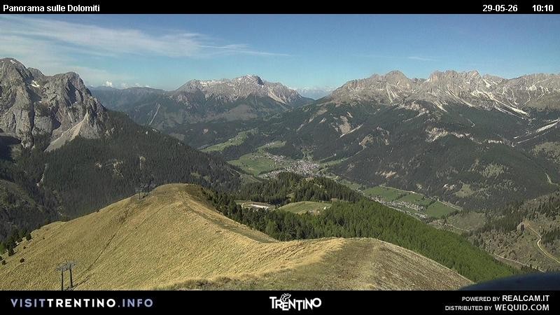 Archiv Foto Webcam Fassatal Buffaure - Vigo di Fassa