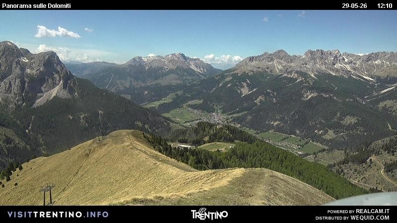 Archiv Foto Webcam Fassatal Buffaure - Vigo di Fassa