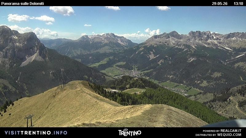 Archiv Foto Webcam Fassatal Buffaure - Vigo di Fassa