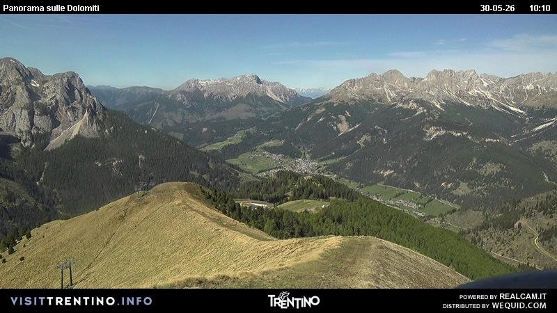Archived image Webcam Fassatal Buffaure towards Vigo di Fassa