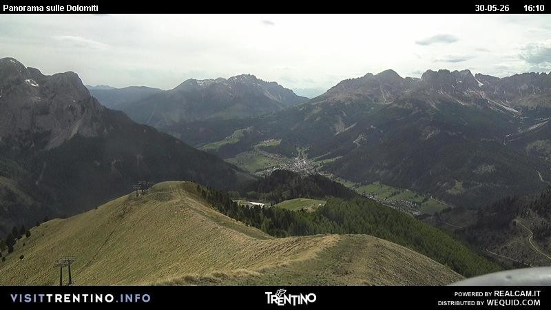 Archived image Webcam Fassatal Buffaure towards Vigo di Fassa